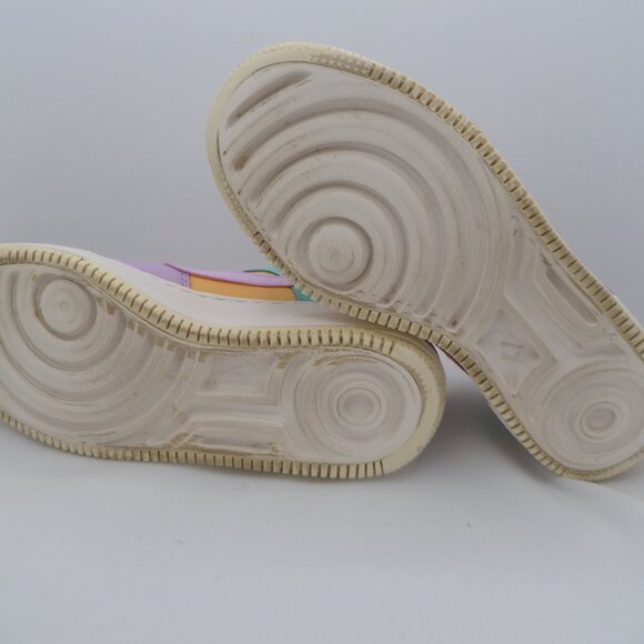 Nike Air Force 1 Low Shadow Womens Size 8.5 Ivory Pink Athletic Shoes Sneakers - Picture 6 of 11